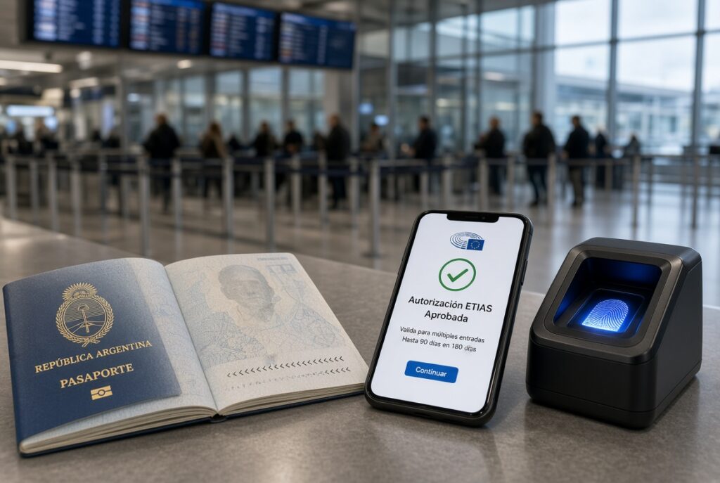 EES y ETIAS 2026- qué cambia para entrar a Europa con pasaporte argentino